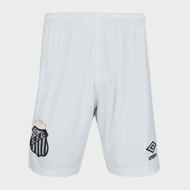 Calção Masculino Umbro Santos Oficial 2025 - Foto 1