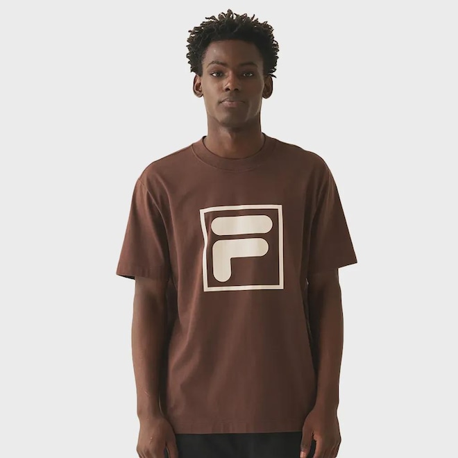 Camiseta Masculina Fila Comfort F-Box Union - Foto 1