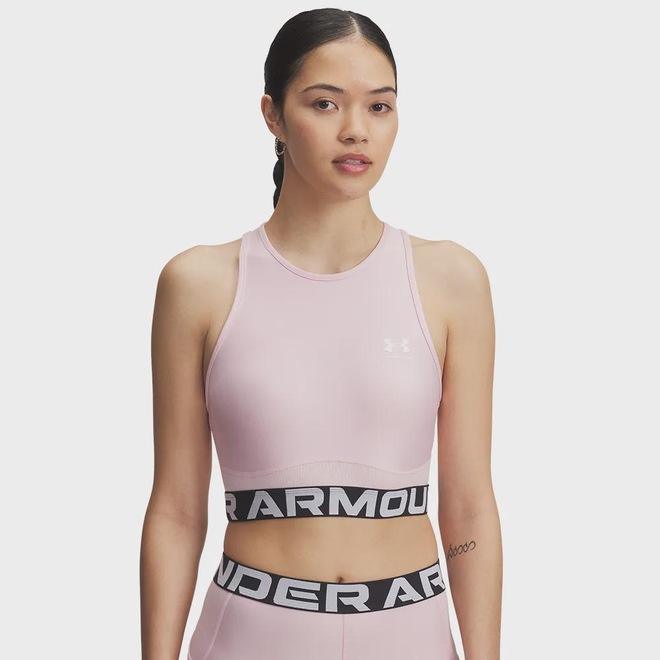 Top Feminino Under Armour HeatGear® Rib Tank - Foto 1