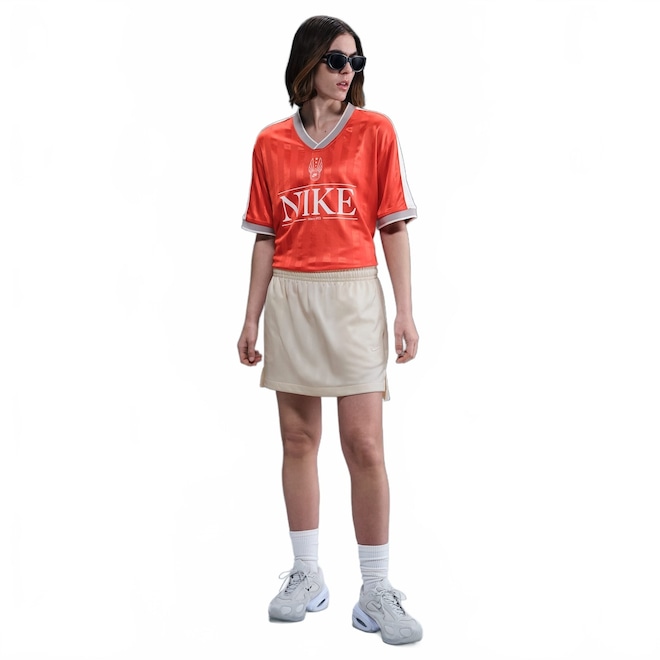 Saia Nike Sportswear Stripe Track Feminina - Foto 1