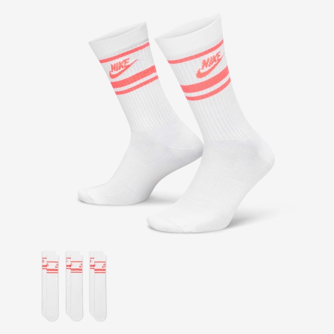 Meia Cano Médio Nike Sportswear Everyday Essential 3 pares Unissex - Foto 1