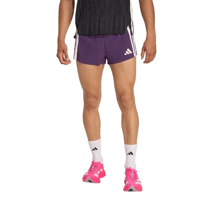 Short Masculino Adidas Adizero Running Split - Foto 1