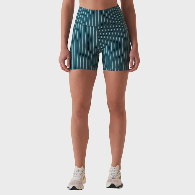 Bermuda Feminina Fila Future Sports Pinstripes Flow - Foto 1