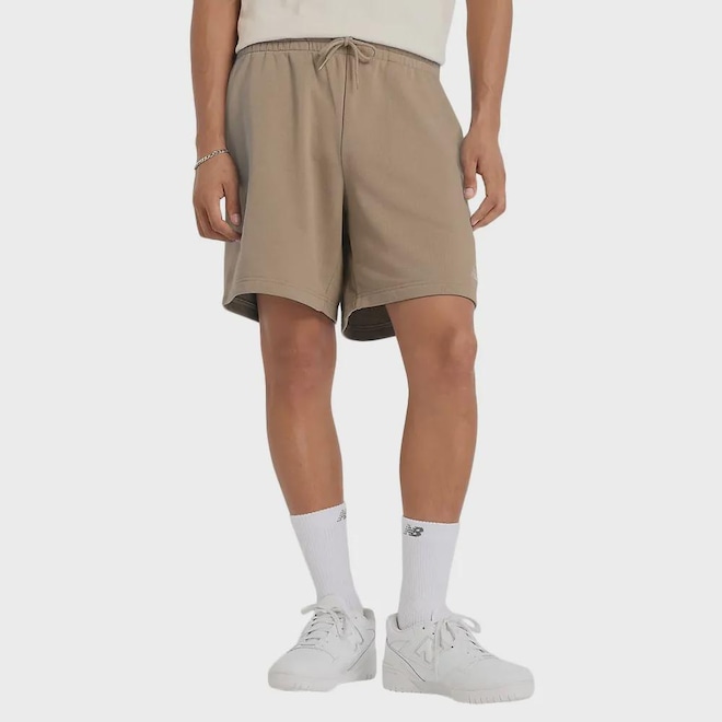 Bermuda Masculina New Balance Essentials - Foto 1