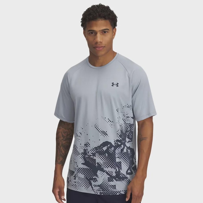 Camiseta Masculina Under Armour Tech Fade - Foto 1