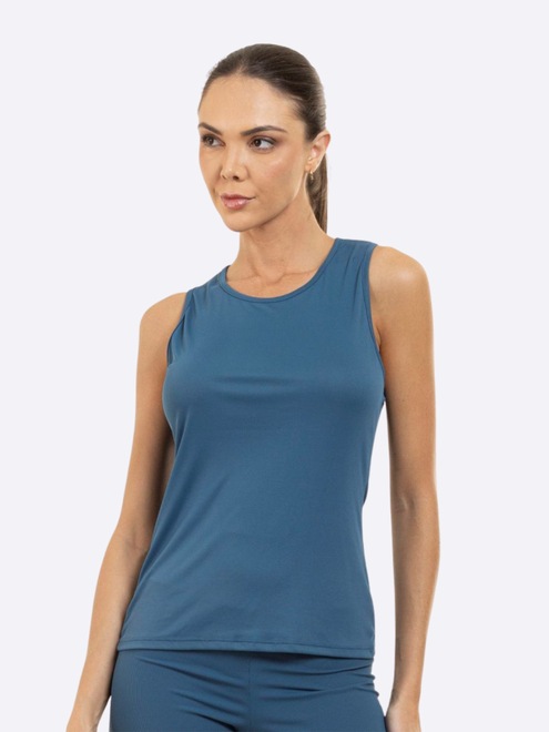 Camiseta Regata Feminina Manly Básica - Foto 1