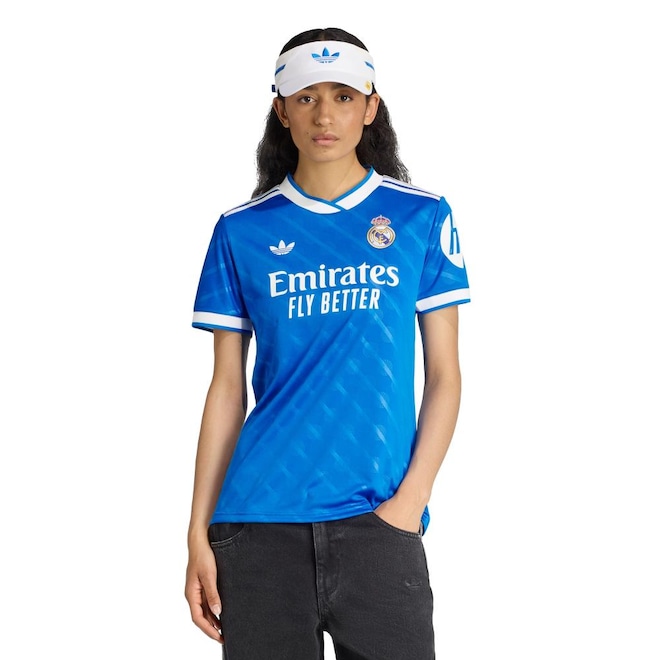 Camisa Real Madrid III 25/26 Feminina Adidas - Foto 1
