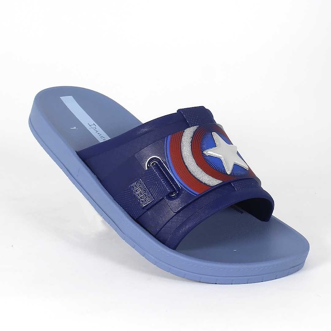 Chinelo Grendene Slide Ipanema Marvel Action Infantil - Foto 1