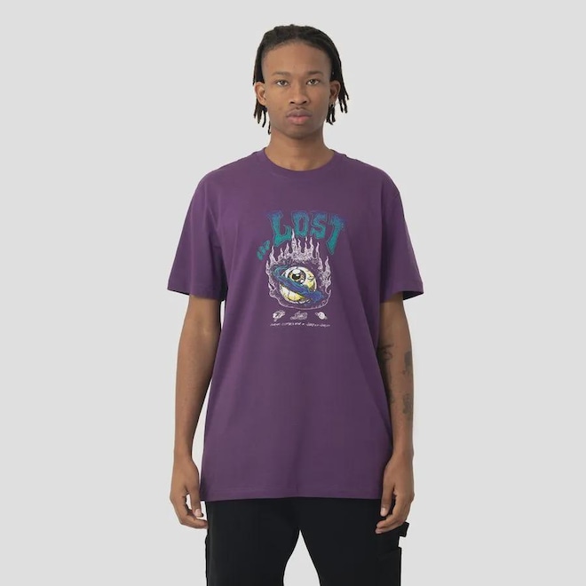 Camiseta Lost Saturn Eye Masculino - Foto 1