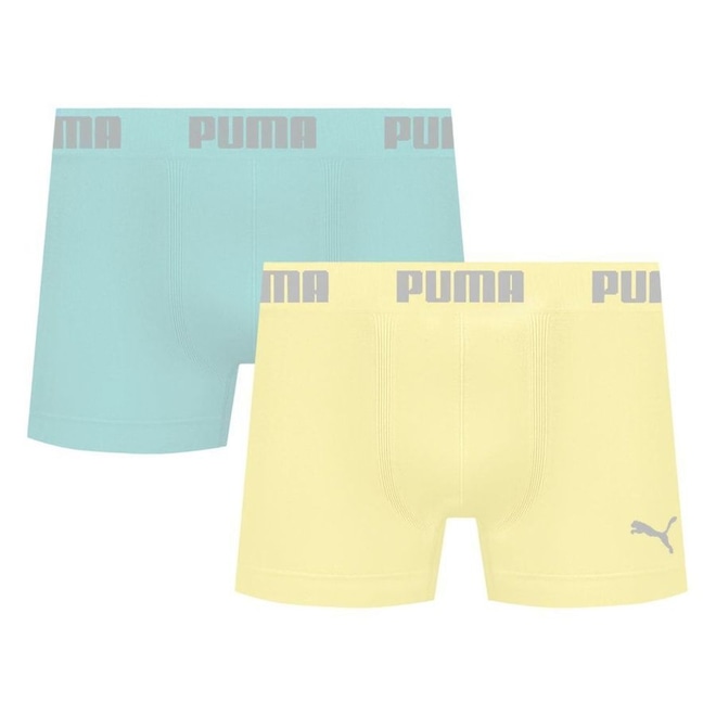 Kit 2 Cuecas Puma Boxer Sem Costura Masculina - Foto 1