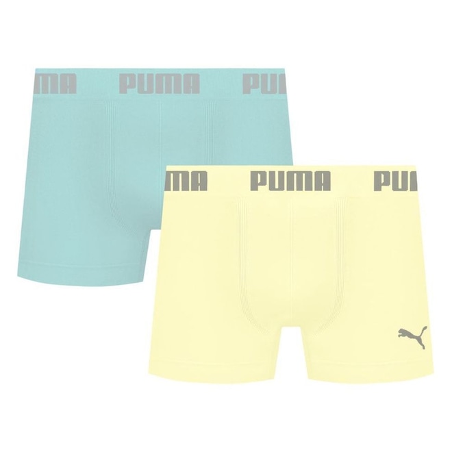 Kit 2 Cuecas Puma Boxer Sem Costura Masculina - Foto 1