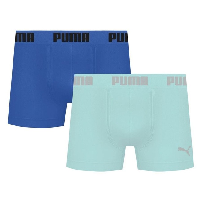 Kit 2 Cuecas Puma Boxer Sem Costura Masculina - Foto 1