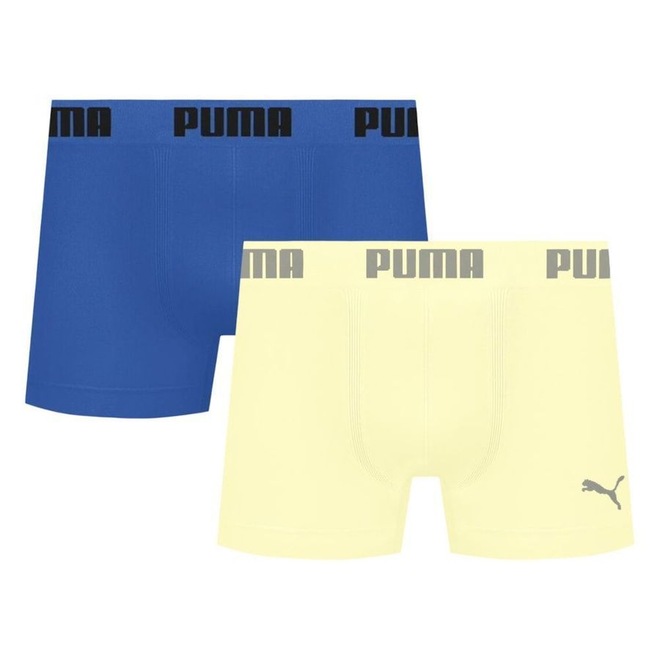 Kit 2 Cuecas Puma Boxer Sem Costura Masculina - Foto 1