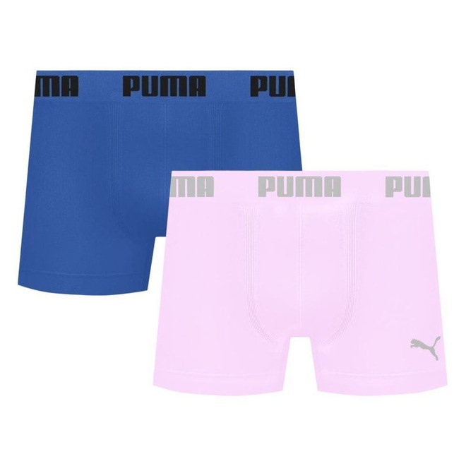 Kit 2 Cuecas Puma Boxer Sem Costura Masculina - Foto 1
