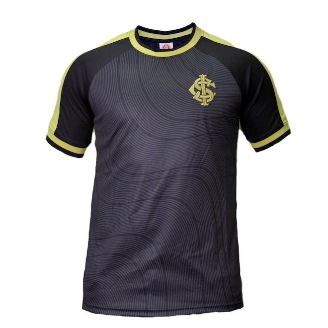 Camisa do Internacional Símbolo Goldy Preto Lotus Masculino - Foto 1