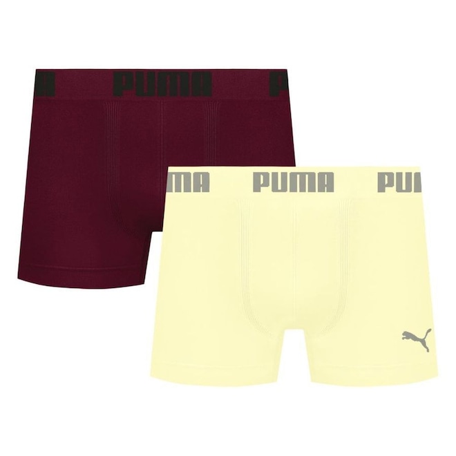 Kit 2 Cuecas Puma Boxer Sem Costura Masculina - Foto 1