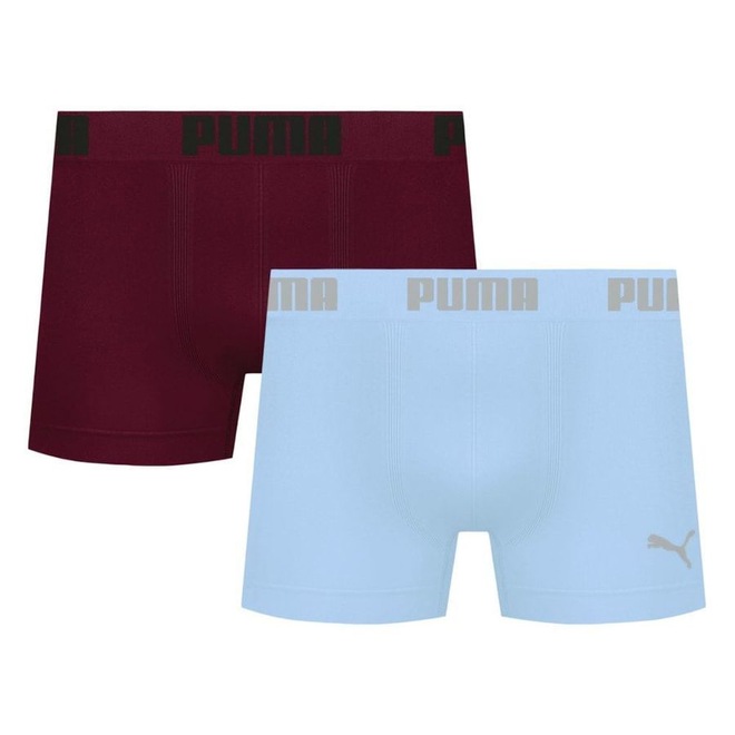 Kit 2 Cuecas Puma Boxer Sem Costura Masculina - Foto 1