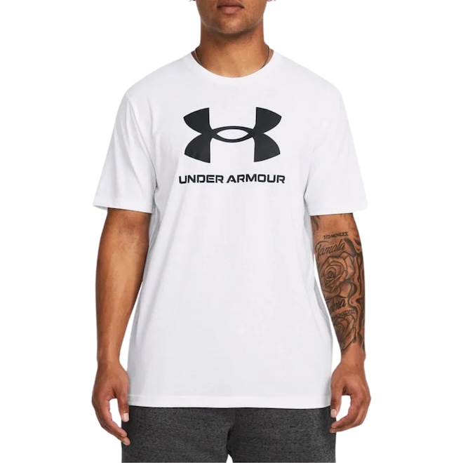 Camiseta Masculina Under Armour Sportstyle Logo Update SS - Foto 1