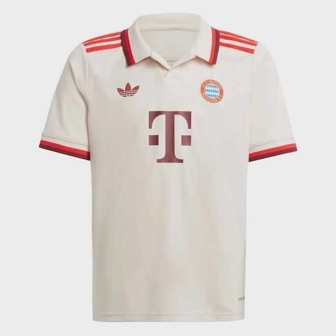Camisa Bayern De Munique III 2024/25 Infantil Adidas - Foto 1