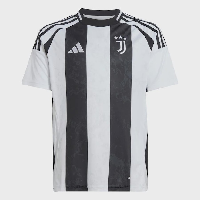 Camisa Juventus I 2024/25 Infantil Adidas - Foto 1
