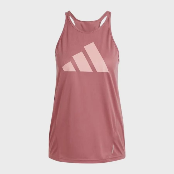 Camiseta Regata Feminina Run It Adidas - Foto 1