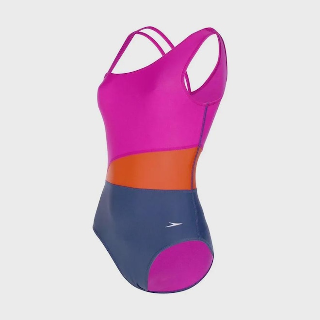 Maiô Body Feminino Speedo Assimétrico Recorte - Foto 1