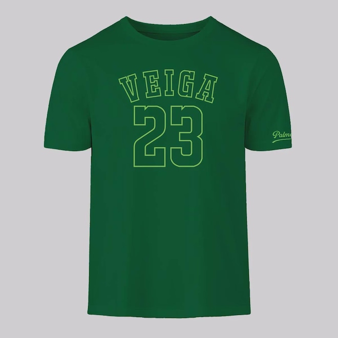 Camiseta FutFanatics do Palmeiras Veiga 23 Masculina - Foto 1