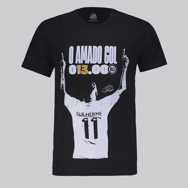 Camiseta Futfanatics do Santos Amado Gol Masculina - Foto 1