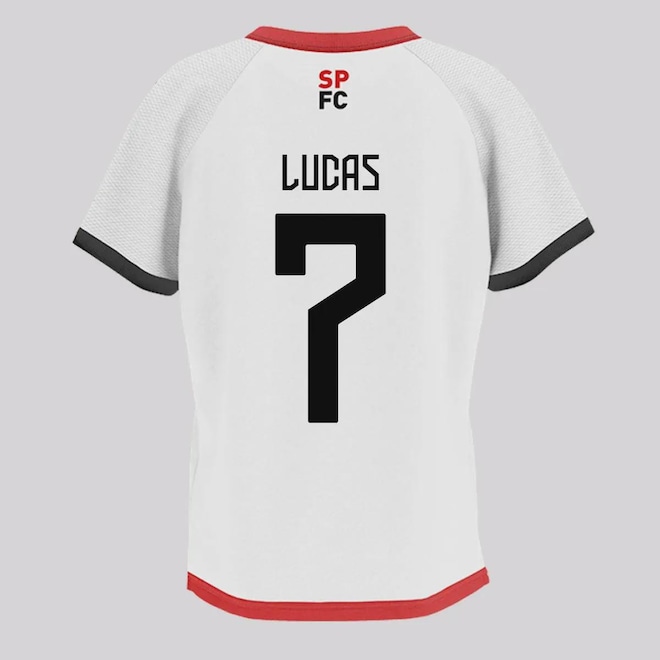 Camisa FutFanatics do São Paulo Lucas 7 Radix Infantil - Foto 1