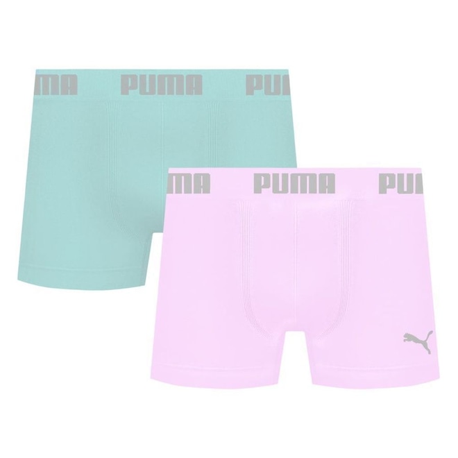Kit 2 Cuecas Puma Boxer Sem Costura Masculina - Foto 1