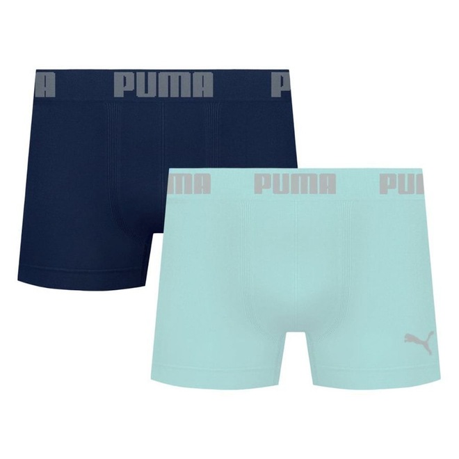 Kit 2 Cuecas Puma Boxer Sem Costura Masculina - Foto 1