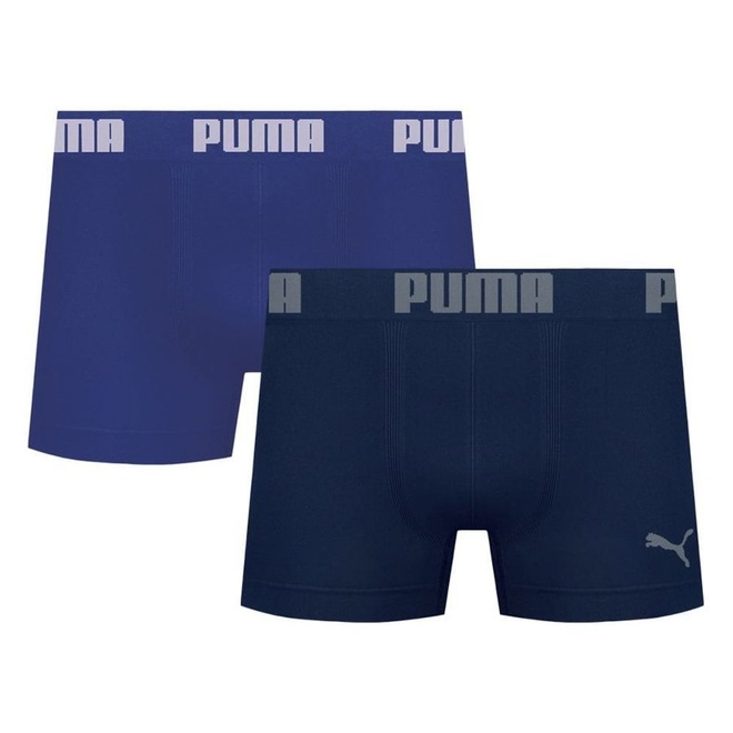 Kit 2 Cuecas Puma Boxer Sem Costura Masculina - Foto 1
