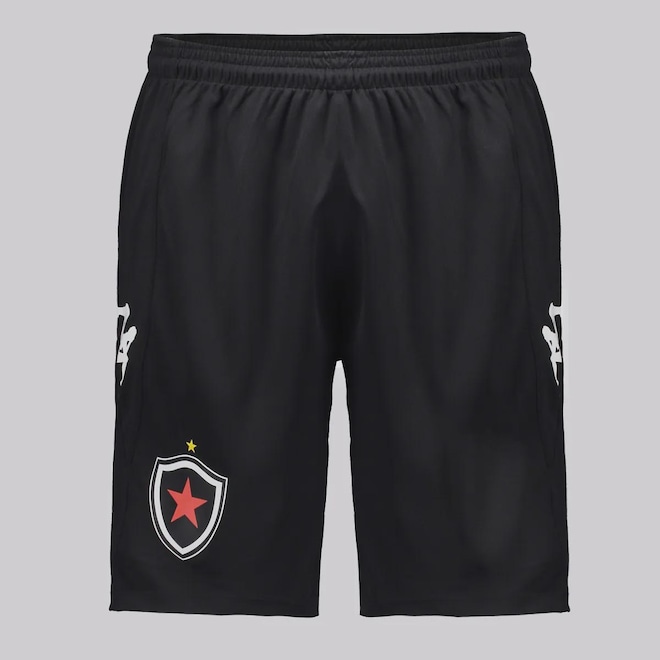 Calção Kappa Botafogo-PB Treino Atleta 2025 Masculino - Foto 1