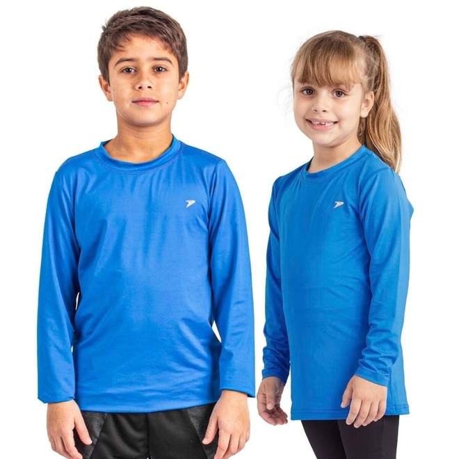 Camisa Térmica Infantil Poker Manga Longa Skin - Foto 1