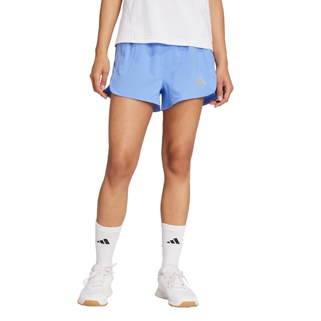 Short Feminino Adidas Racer Pacer Woven - Foto 1