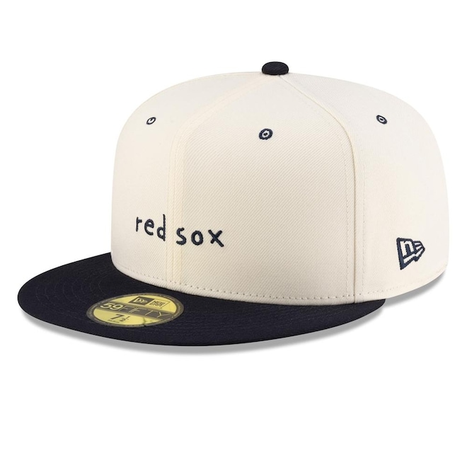 Boné Masculino New Era 59FIFTY Fitted Micah Johnson x Boston Red Sox Script MLB New Era - Foto 1
