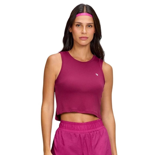 Camiseta Regata Feminina Alto Giro Eterna Cropped - Foto 1