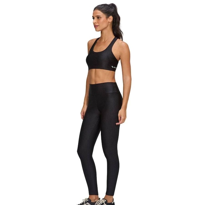 Calça Legging Feminina Alto Giro Eterna Shine - Foto 1