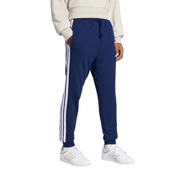 Calça Masculina adidas 3 Stripes French Terry - Foto 1