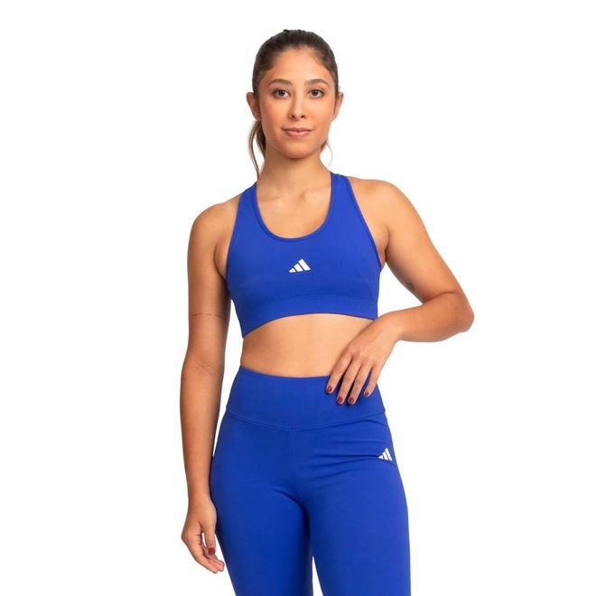 Top Feminino adidas Básico Suporte Leve - Foto 1