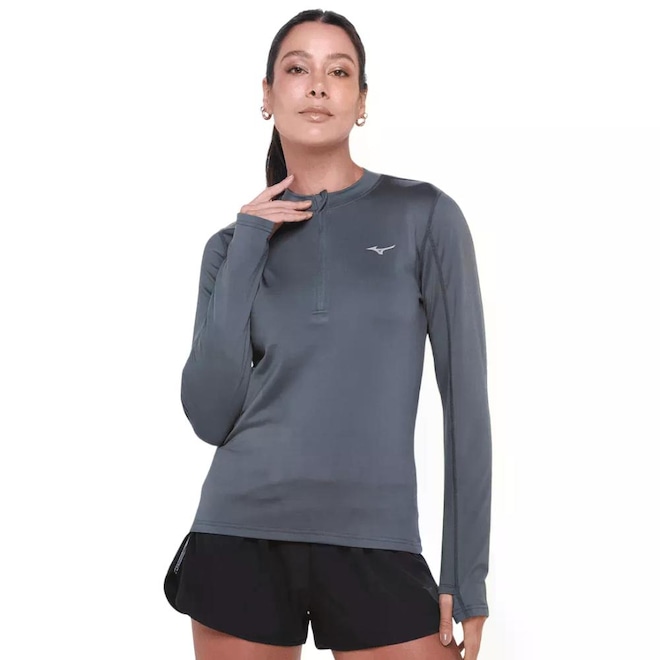 Camiseta Mizuno Termica ML Feminina - Foto 1