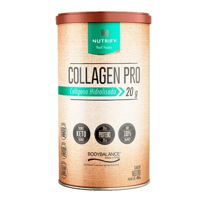 Colágeno Hidrolisado Collagen Pro Nutrify 450g - Foto 1