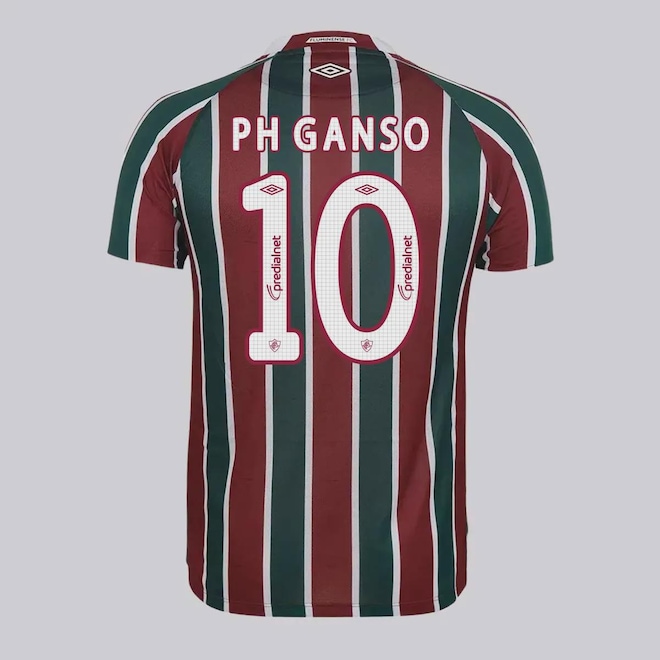 Camisa Fluminense I 2025 10 PH Ganso - Umbro - Masculina - Torcedor - Foto 1
