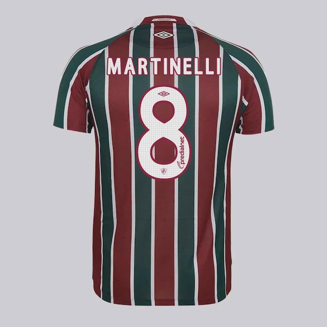 Camisa do Fluminense I 2025 8 Martinelli Umbro - Masculina - Torcedor - Foto 1