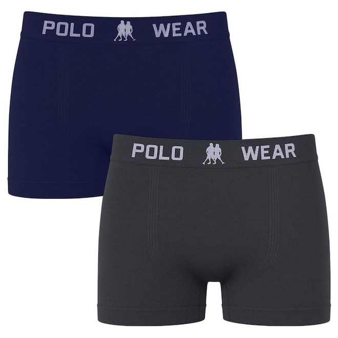 Cueca Boxer Polo Wear Basic - 2 unidades - Infantil - Foto 1