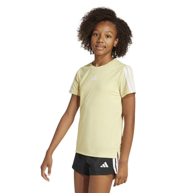 Camiseta adidas Essentias 3 Stripes Infantil - Foto 1