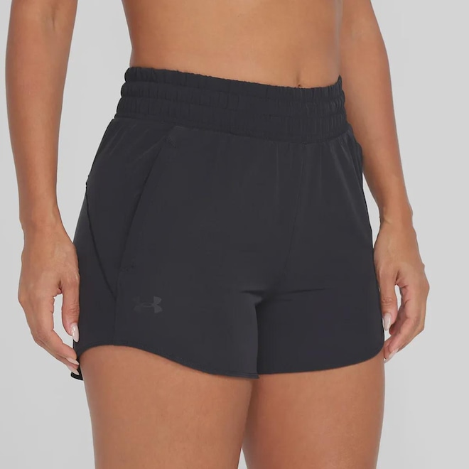Shorts Under Armour Flex Woven 3 Feminino - Foto 1