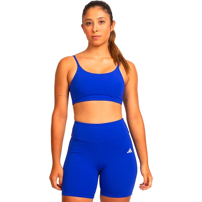 Top Feminino adidas Essentials Suporte Leve - Foto 1