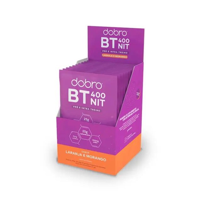 Sachê BT 400 Nitrato Sabor Laranja com Morango - 10un x 30g - Foto 1