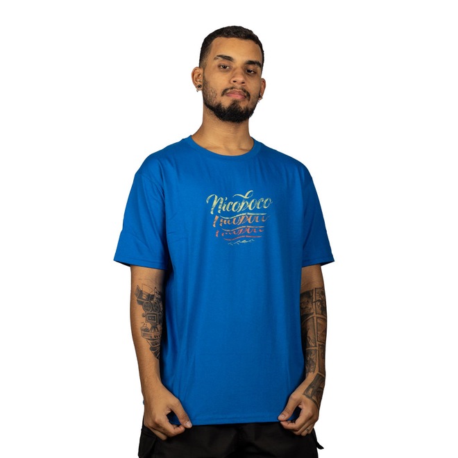 Camiseta Masculina Nicoboco Slide - Foto 1